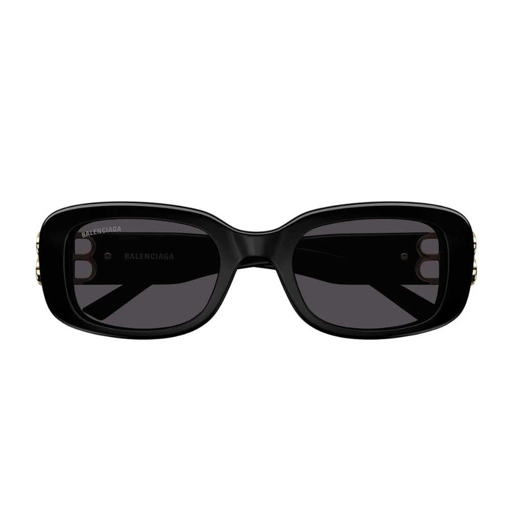 NEW BALENCIAGA WOMEN SQUARE BLACK BB0310SK 001 SUNGLASSES - Picture 3 of 6